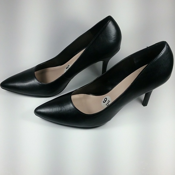 flax pointed toe pumps